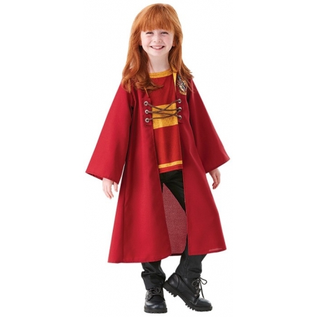 Déguisement Quidditch Harry Potter, robe de quidditch à capuche et faux pull pour les 5 / 12 ans