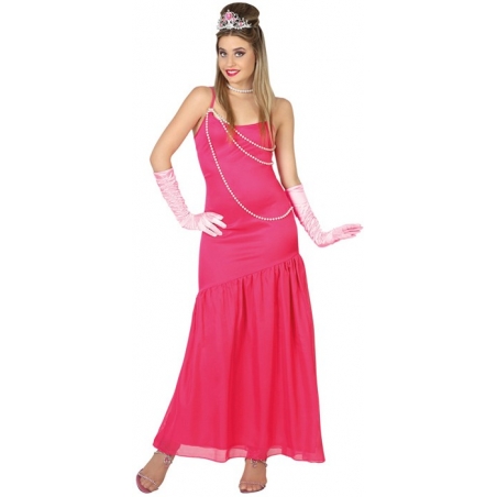 déguisement de princesse rose pour femme, incarnez la reine du bal