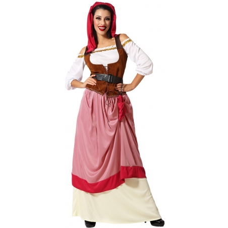Déguisement aubergiste médiévale femme