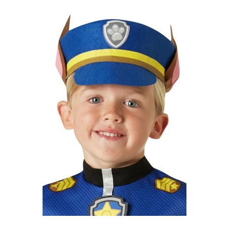 Casquette de policier fournie avec le déguisement Pat Patrouille Chase Casquette de policier fournie avec le déguisement Pat Patrouille Chase