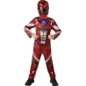 Déguisement de Power Rangers rouge pour garçon de 3 ans à 8 ans avec combinaison et masque Déguisement de Power Rangers rouge pour garçon de 3 ans à 8 ans avec combinaison et masque