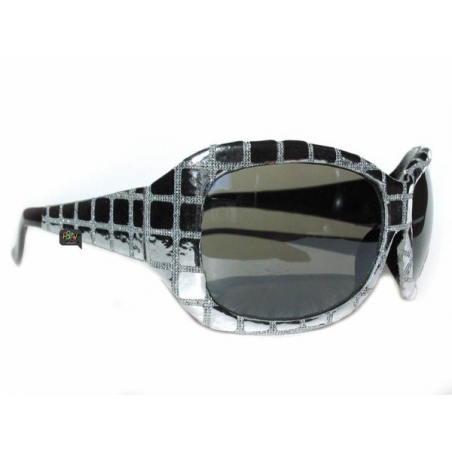 Lunettes disco fly argent, l'accessoire disco