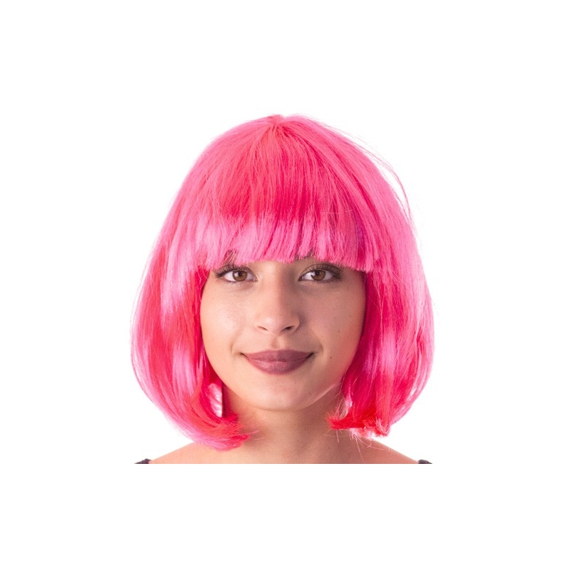 Perruque rose fluo cabaret, adoptez le look fluo des années 80