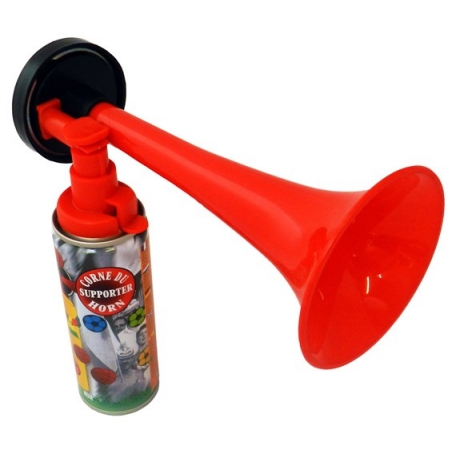 Klaxon de supporter, kit corne de brume avec recharge de 70 ml Klaxon de supporter, kit corne de brume avec recharge de 70 ml