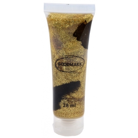 Gel maquillage à paillettes dorées 28 ml