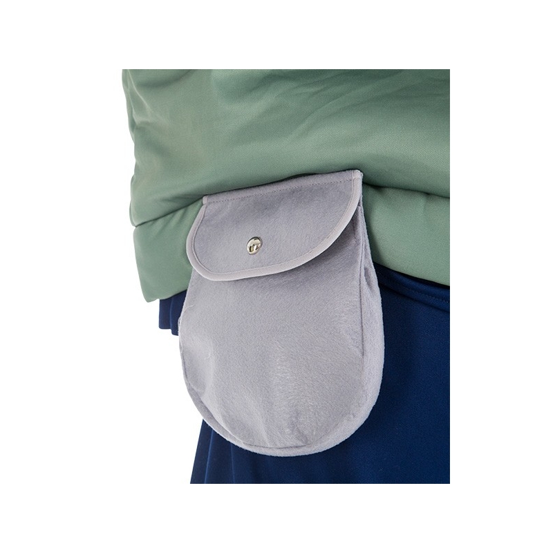Pochette grise du costume de Kakashi pour homme - manga Naruto Shippuden