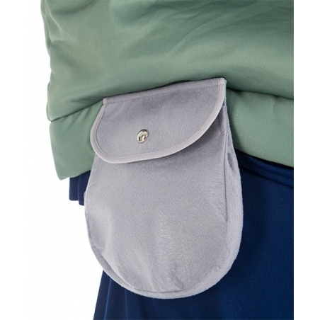 Pochette grise du costume de Kakashi pour homme - manga Naruto Shippuden Pochette grise du costume de Kakashi pour homme - manga Naruto Shippuden
