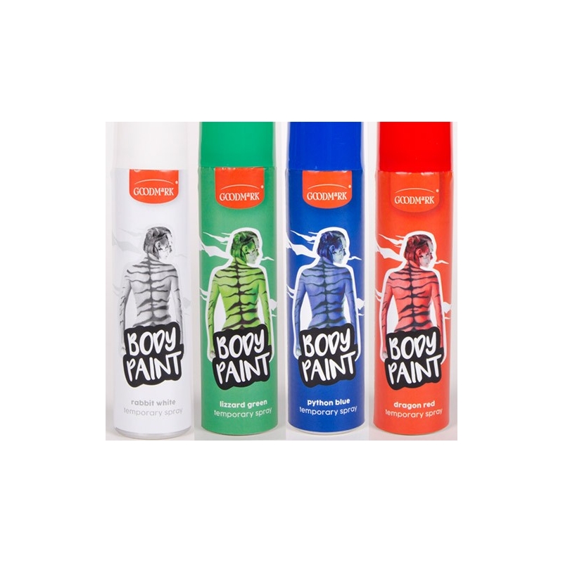 Maquillage en spray pour le corps 75 ml, réalisez tous vos maquillages pour Carnaval et Halloween