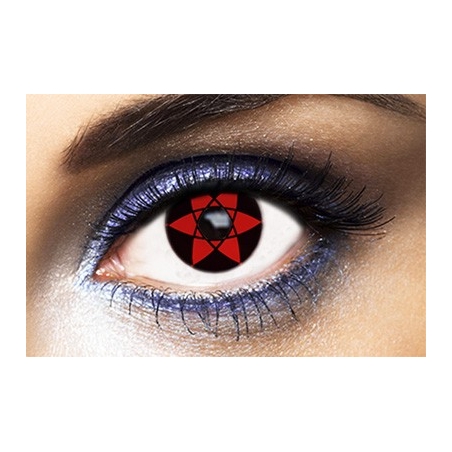 paire de lentilles sasuke sharingan classique 1 an