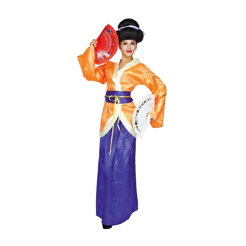 déguisement de chinoise pour femme, incarnez une ravissante geisha pour le carnaval