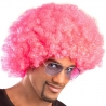 Perruque rose pour homme, coupe afro idéale pour une soirée disco ou un enterrement de vie de garçon Perruque rose pour homme, coupe afro idéale pour une soirée disco ou un enterrement de vie de garçon