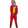 déguisement Mr Smile pour garçon de 5 à 12 ans, costume rouge idéal pour incarner le Joker
