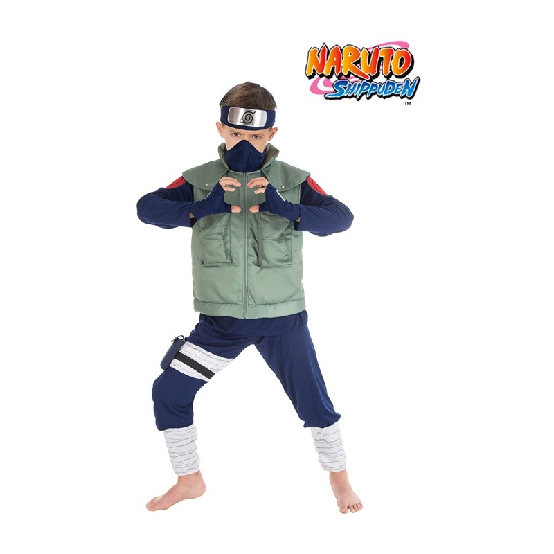 Déguisement de Kakashi pour garçon, un costume Naruto sous licence officielle Naruto Shippuden