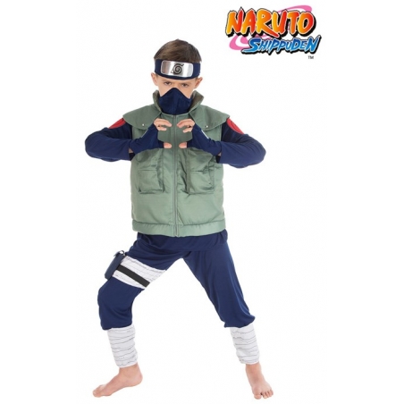 Déguisement de Kakashi pour garçon, un costume Naruto sous licence officielle Naruto Shippuden
