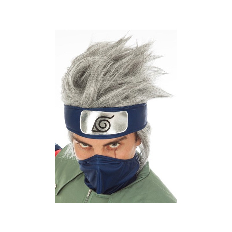 Perruque de Kakashi Hatake, le célèbre héros du manga Naruto Shippuden