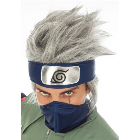 Perruque de Kakashi Hatake, le célèbre héros du manga Naruto Shippuden