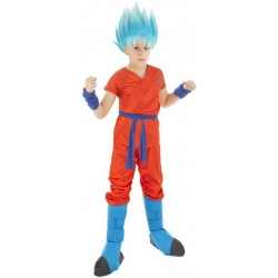Déguisement Goku saiyan blue garçon, incarne ton super-héros préféré grâce à ce déguisement Dragon Ball Z officiel