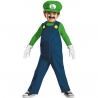 Déguisement de Luigi 3 à 4 ans, costume officiel Nintendo avec combinaison, casquette et moustache Déguisement de Luigi 3 à 4 ans, costume officiel Nintendo avec combinaison, casquette et moustache