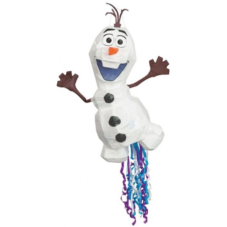 Pinata Olaf, une décoration festive idéale fêter un anniversaire sur le thème Disney la reine des neiges