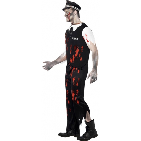 deguisement policier zombie adulte Halloween