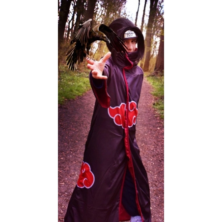 Costume Akatsuki Itachi Cape Cosplay Deguisement Akatsuki Uchiha