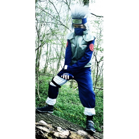 costume de Kakashi pour garçon de 7 à 12 ans personnage du manga Naruto Shippuden