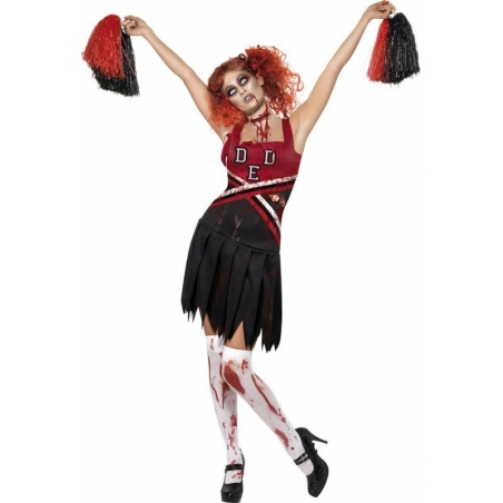 Déguisement pom-pom girl zombie halloween