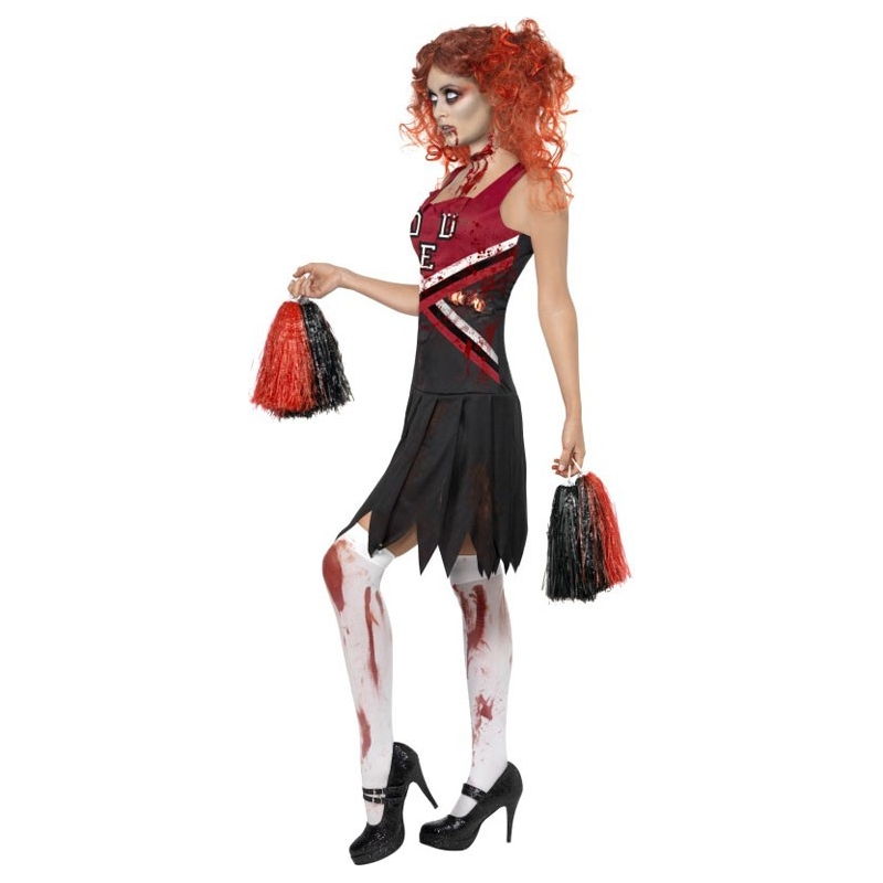 Deguisement pom-pom girl zombie pour femme - Horror cheerleader