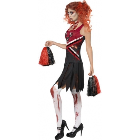Deguisement pom-pom girl zombie pour femme - Horror cheerleader