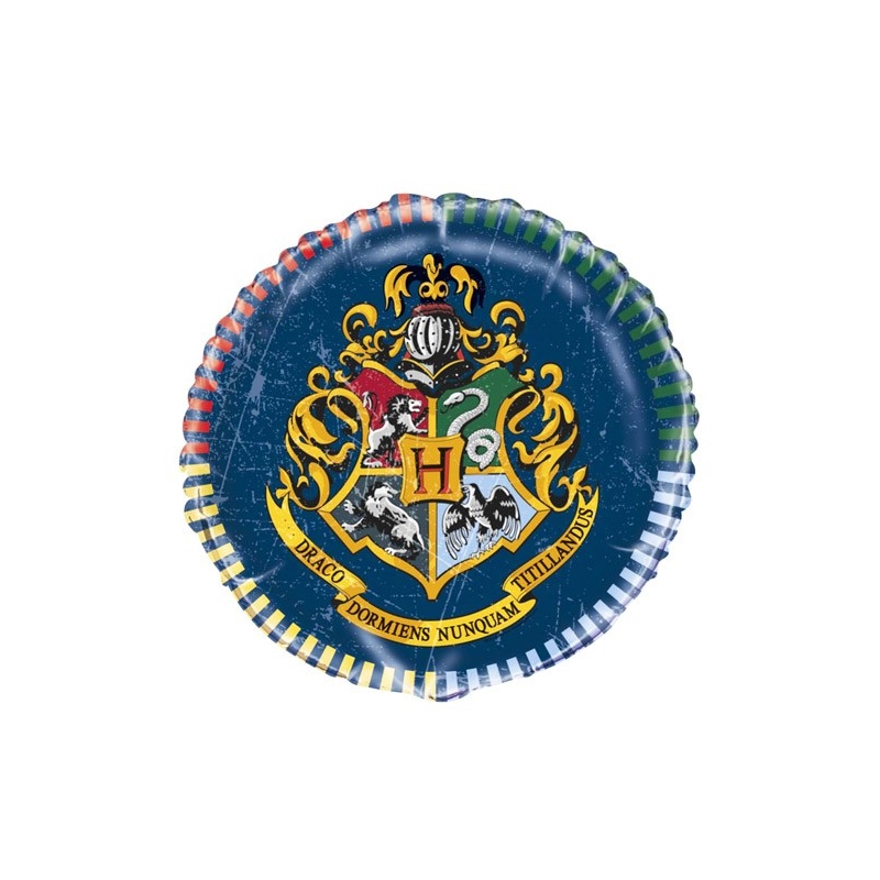 Ballon Hélium Harry Potter 45 cm aux couleurs des quatre maison de Poudlard 