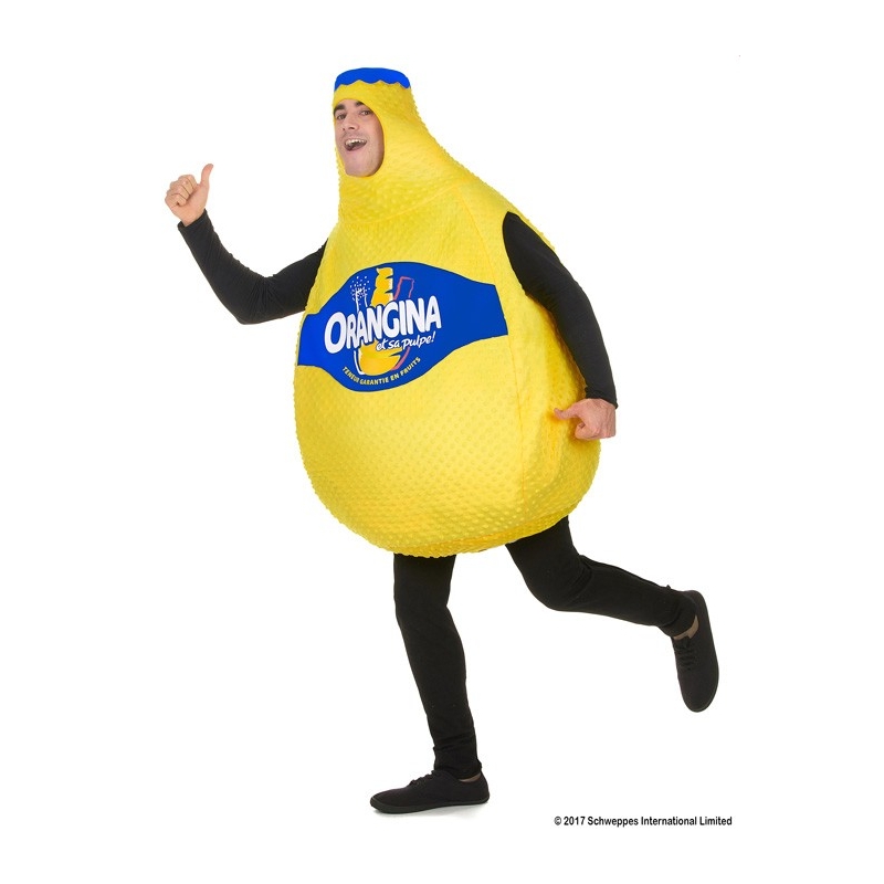 déguisement Orangina jaune adulte