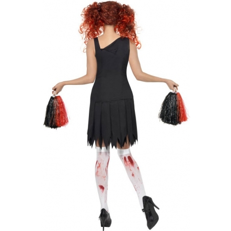 Déguisement zombie pour femme, pom-pom girl halloween