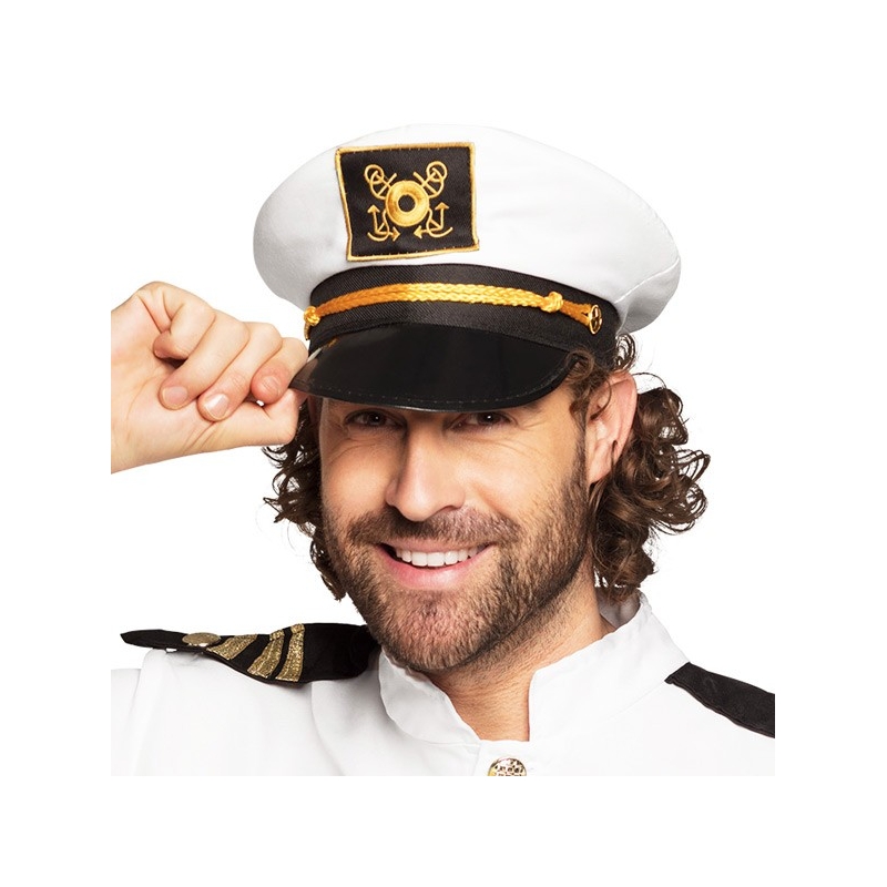Casquette de marin, incarnez un capitaine de bateau à l'occasion d'une fête ou d'un carnaval