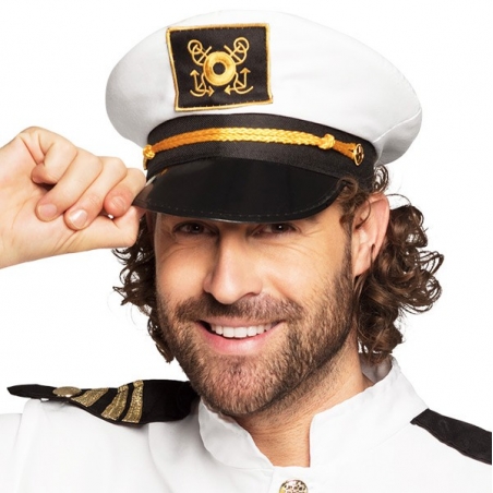 Casquette de marin, incarnez un capitaine de bateau à l'occasion d'une fête ou d'un carnaval