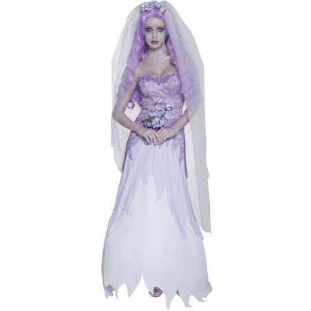 Déguisement Halloween, la mariée du manoir hanté Déguisement Halloween, la mariée du manoir hanté