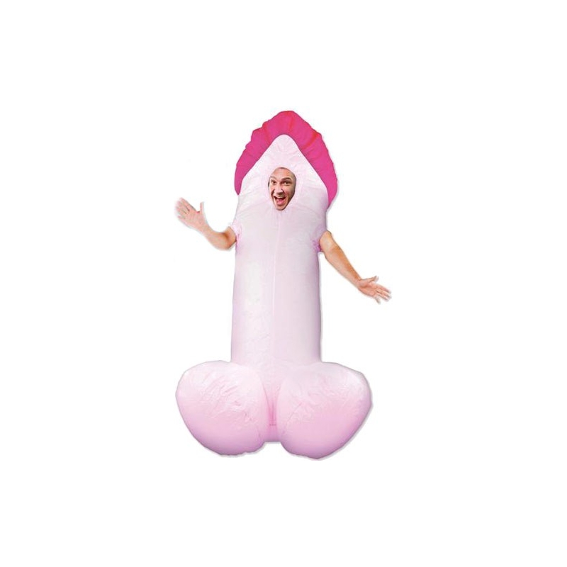 Déguisement Zizi gonflable avec gonfleur, un costume idéal pour fêter un EVG !