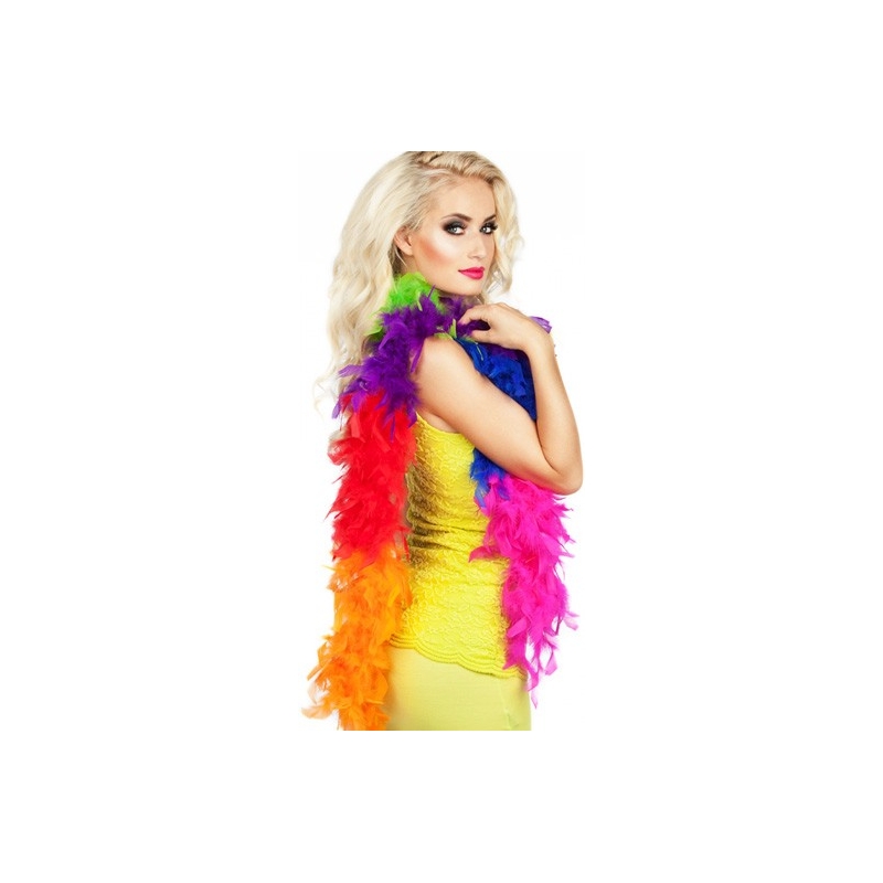 Boa multicolore couleur arc en ciel (50 gr)
