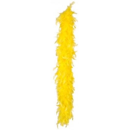 boa en plumes jaunes boa en plumes jaunes