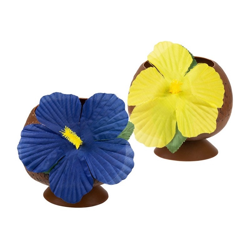 Gobelet en forme de noix de coco idéal pour réaliser votre déco tropicale