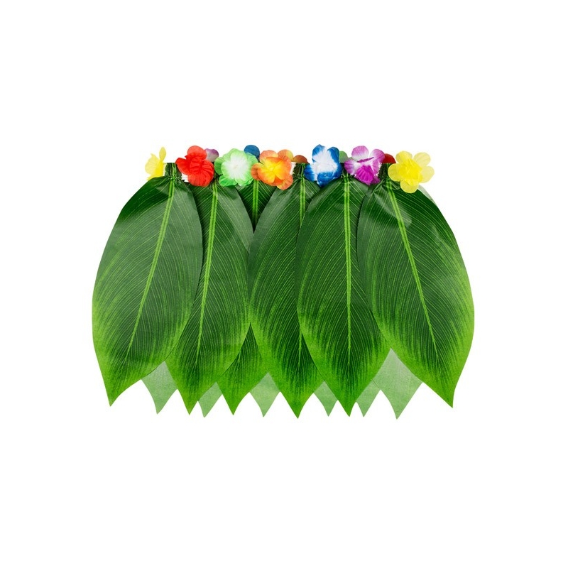 Jupe en fausses feuilles de bananier, accessoire tenue Hawaïenne 