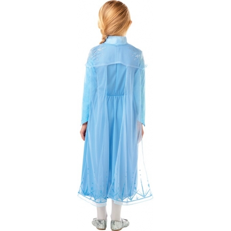 Robe Elsa la reine des neiges 2 avec cape - Déguisement pour fille 