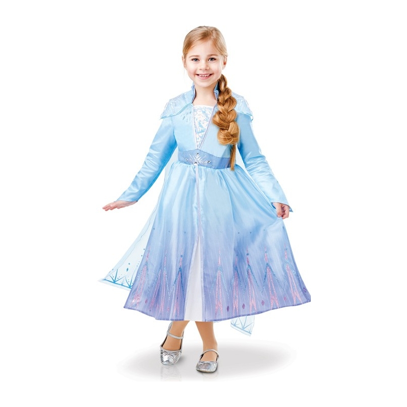 Déguisement Elsa La reine des neiges 2 pour fille en version luxe