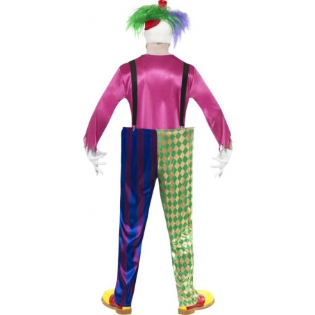 Costume de clown tueur pour adulte - Halloween circus Costume de clown tueur pour adulte - Halloween circus