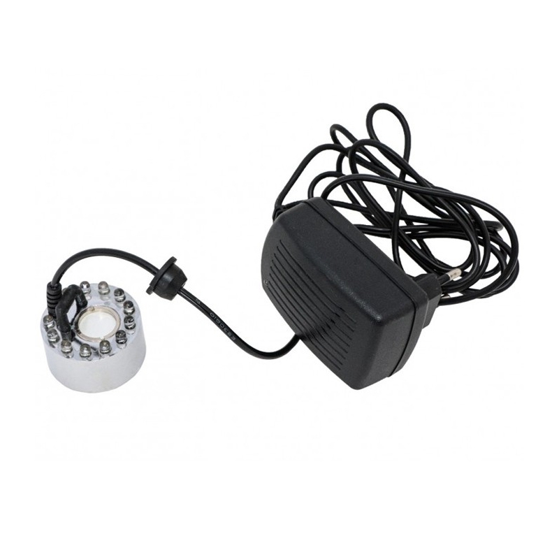 Machine à fumée avec LED (8 couleurs) idéale pour réaliser un chaudron magique avec de la fumée