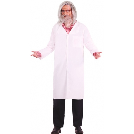 Déguisement du Docteur Coronavirus avec barbe, perruque et lunettes, incarnez le célèbre professeur Déguisement du Docteur Coronavirus avec barbe, perruque et lunettes, incarnez le célèbre professeur