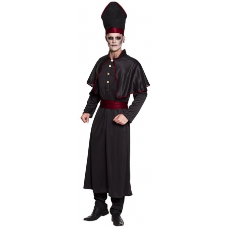 Déguisement de prêtre exorciste pour homme idéal pour se déguiser pour Halloween