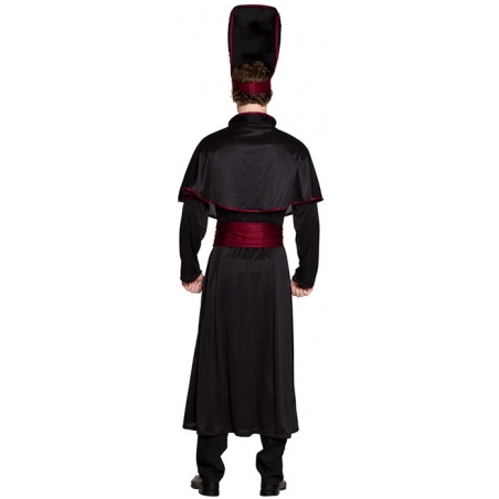 Déguisement de cardinal Halloween, un costume également disponible en grande taille pour homme