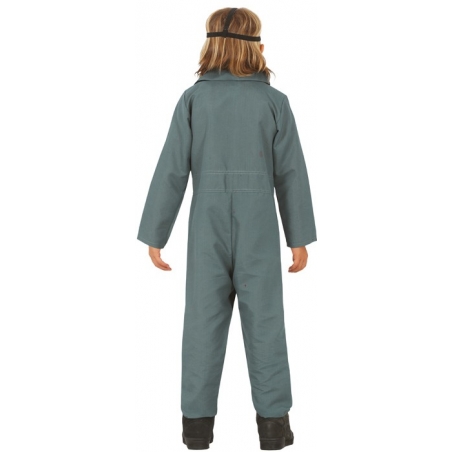 Costume tueur en série pour garçon vue de dos, déguisement pour enfant de 5 à 12 ans