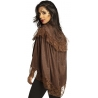 Steampunk cape marron avec dentelle d'environ 85 cm Steampunk cape marron avec dentelle d'environ 85 cm