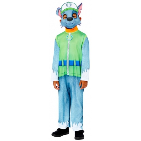 Déguisement Pat Patrouille Rocky enfant avec combinaison et masque Déguisement Pat Patrouille Rocky enfant avec combinaison et masque